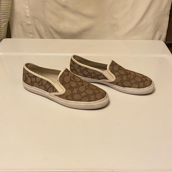coach slip on tennis shoes